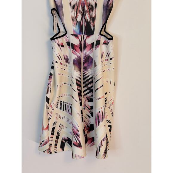 Johanne Beck Abstract Sleeveless Fit & Flare Dress Size S - Picture 7 of 9